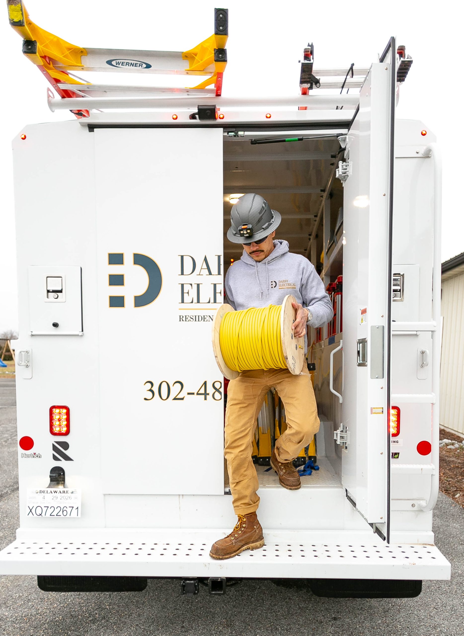 Darby Electrical on the job