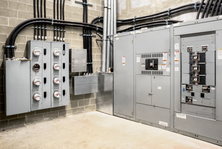 Commercial electrical services — modern lighting installation